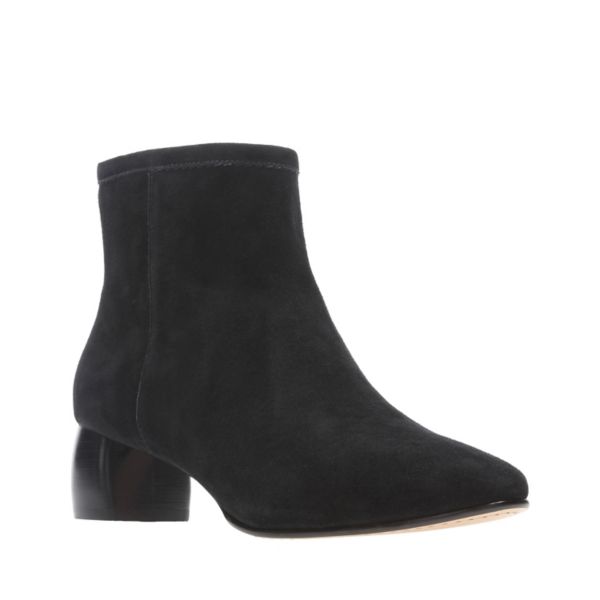 Clarks Womens Grace Bella Ankle Boots Black | UK-7651423